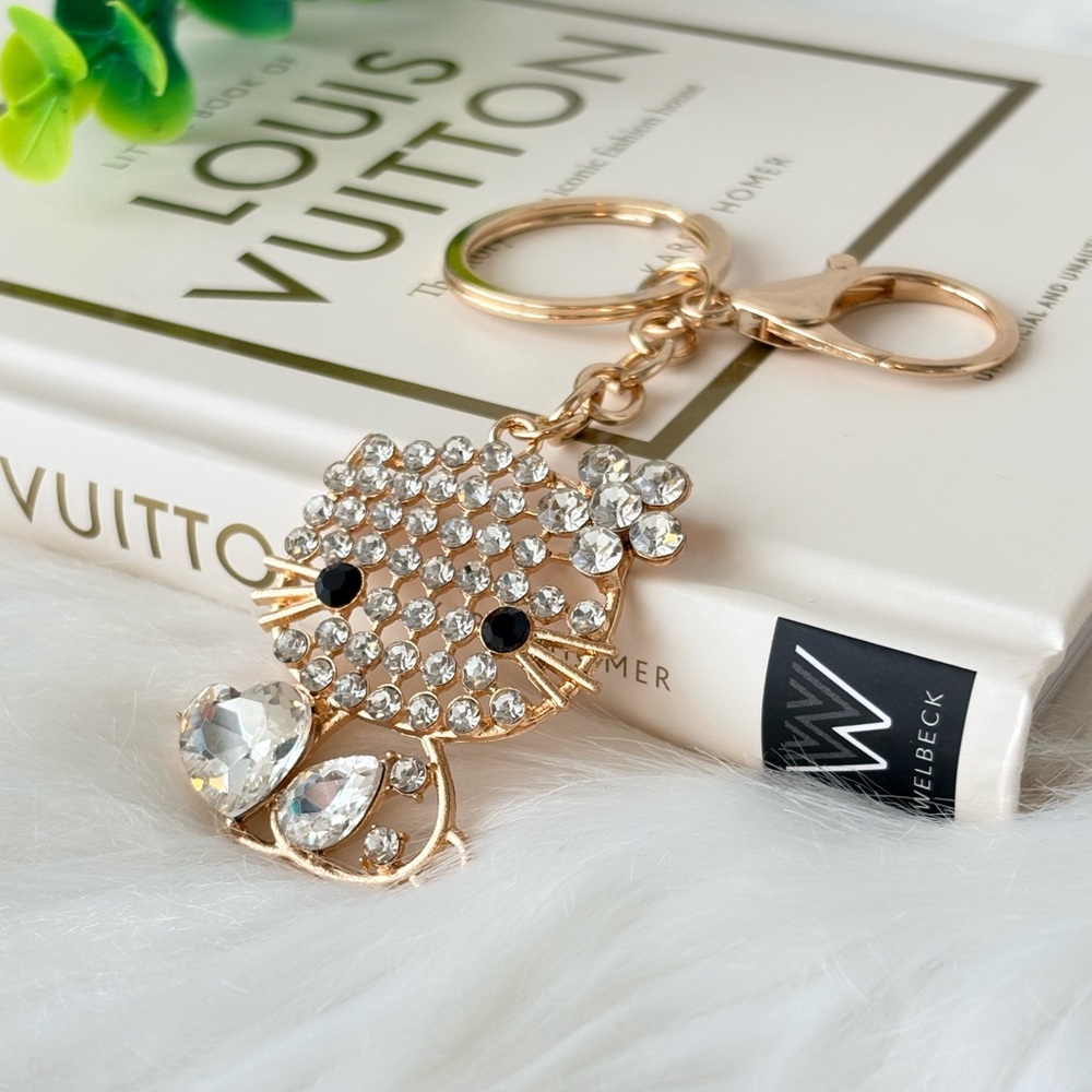 Hello Kitty White Keychain/Bag Charm
